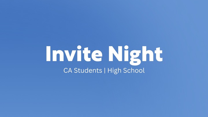 Invite Night - (CA Students - High School) logo