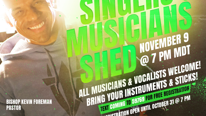 Harvest Church Singers & Musicians Shed logo image