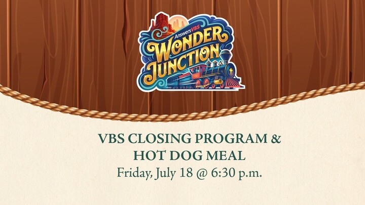 VBS Closing Program: RSVP & Food Sign-Up logo