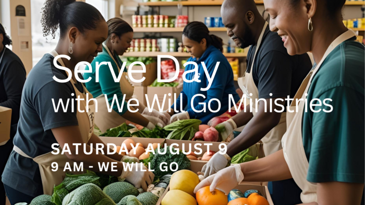 Serve Day - We Will Go logo