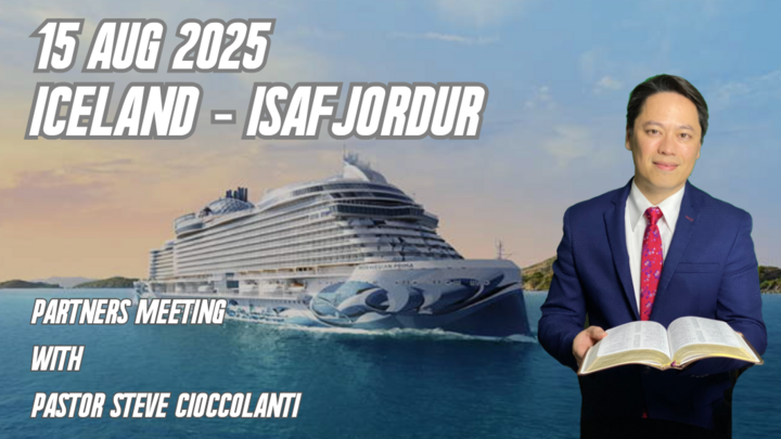 Iceland - Isafjordur Partners Meeting with Pastor Steve Cioccolanti logo