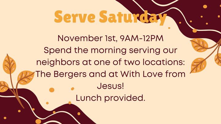 Fall Serve Saturday logo