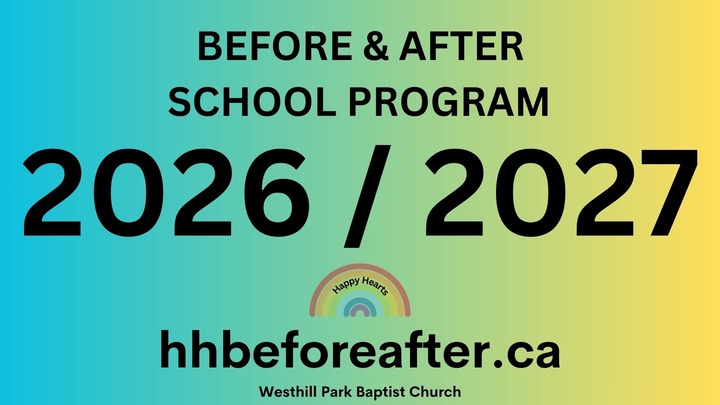 Happy Hearts Before and After school program 2026-27 logo