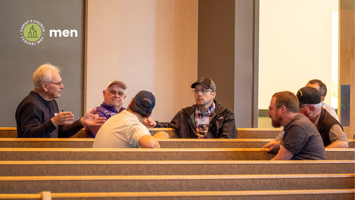 Men's Discipleship Groups 2025-26 logo