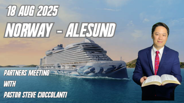 Norway - Alesund Partners Meeting with Pastor Steve Cioccolanti logo