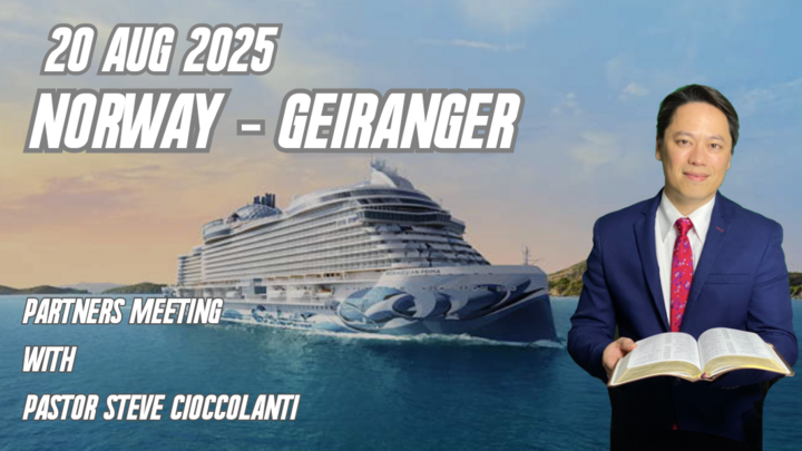 Norway - Geiranger Partners Meeting with Pastor Steve Cioccolanti logo