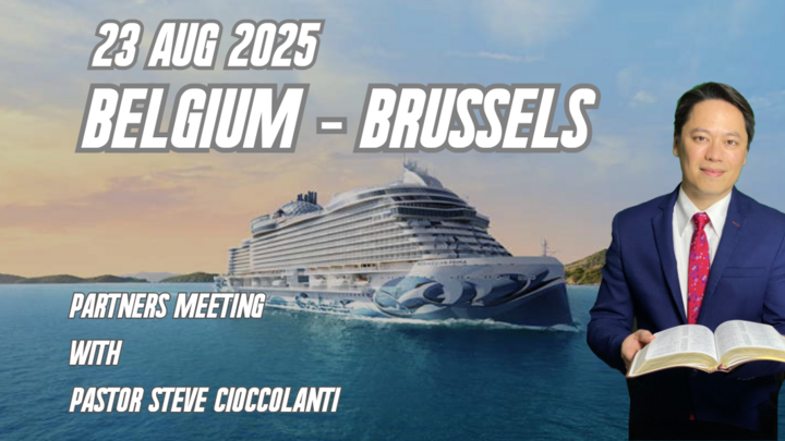 Belgium - Brussels Partners Meeting with Pastor Steve Cioccolanti logo