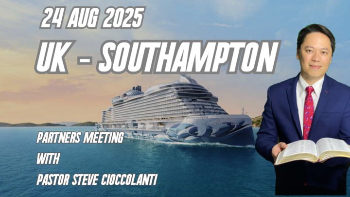 UK - Winchester/Southampton Partners Meeting with Pastor Steve Cioccolanti logo