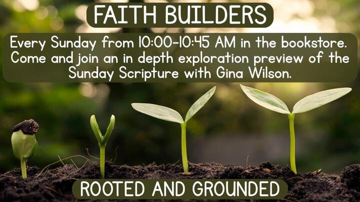 Sunday Morning Faith Builders logo
