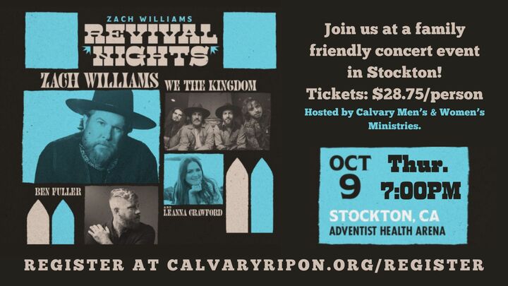 Zach Williams Concert logo