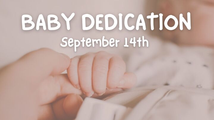 Baby Dedication Prayer Moлитва благословения новорожденных logo