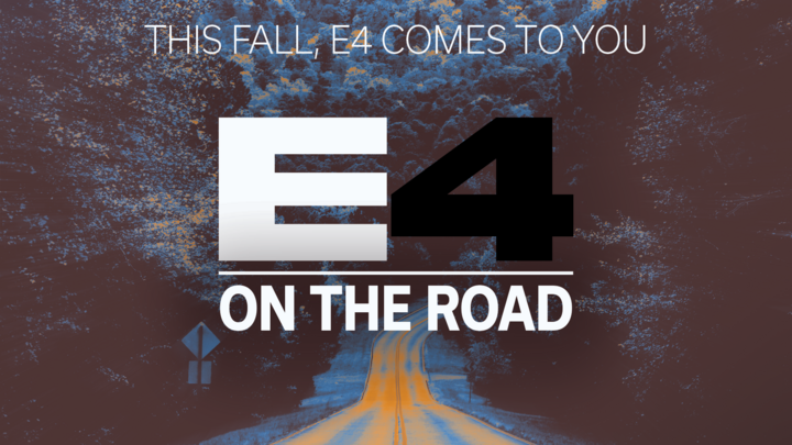E4 on the Road logo