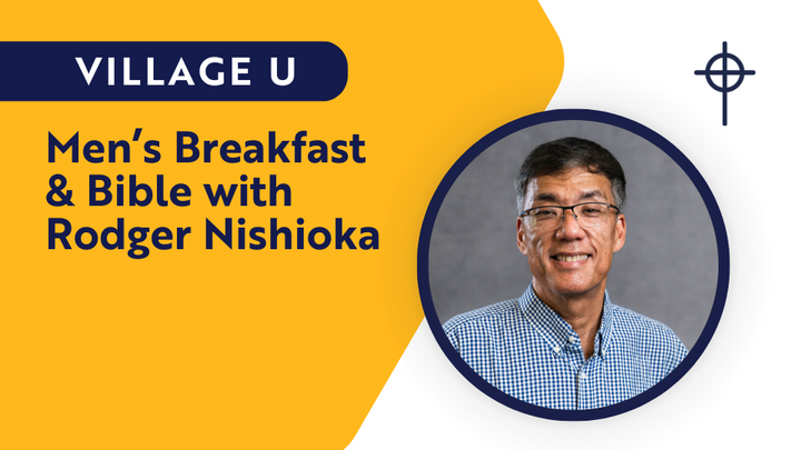 Men's Breakfast & Bible With Rodger Nishioka  logo
