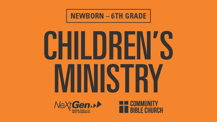 2025-2026 Children's Ministry Registration (Nursery, Sunday Classes, Wednesday Night GTC) logo