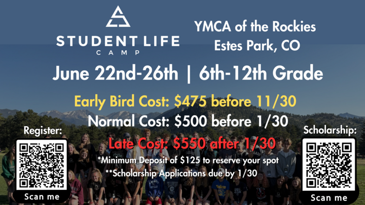 2026 Student Life Camp  logo