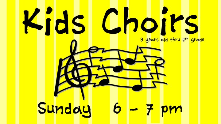 Kids Choir Open Enrollment 2025-26 (3 yrs - 4th grade) logo