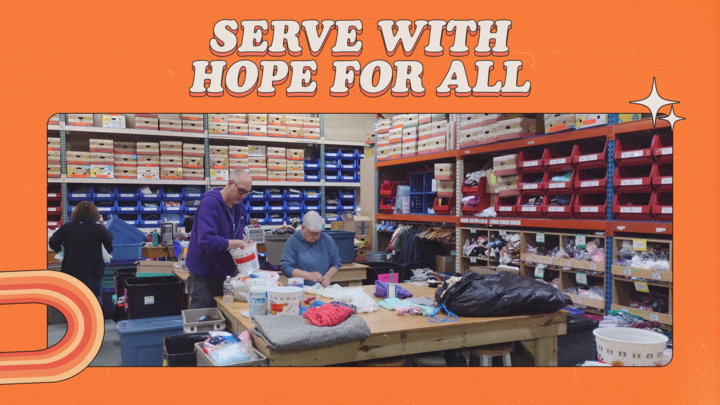 DECEMBER: Sorting & Delivering at HOPE For All logo