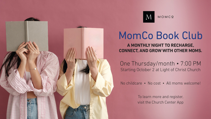 MomCo Book Club logo