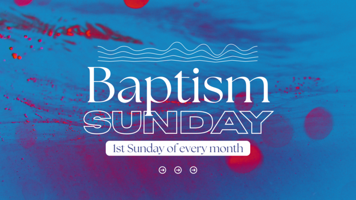 Water Baptism | Every First Sunday logo