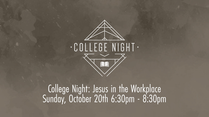 College Night: Jesus in the Workplace logo image