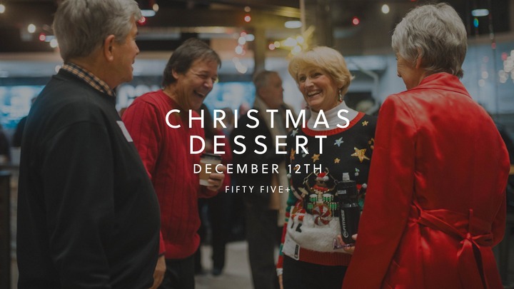 Fifty Five+ December: Christmas Dessert logo