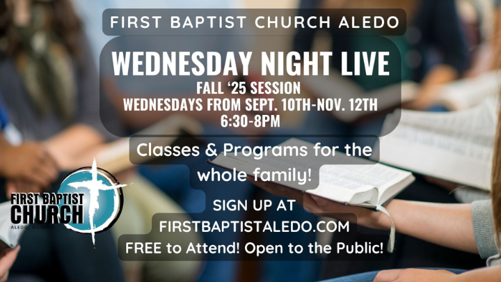 Wednesday Night Live Fall '25 Adult Classes logo