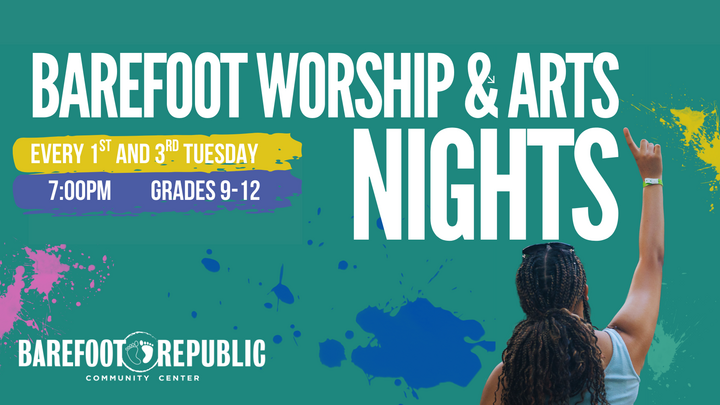 Barefoot Republic Worship & Arts Nights logo