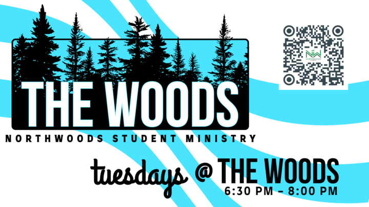 Tuesdays @ The Woods! logo