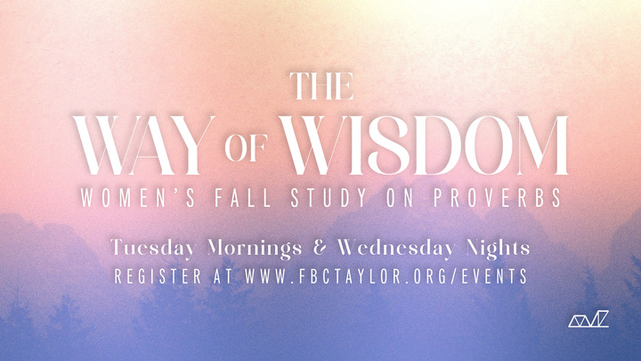The Way of Wisdom | WOMEN'S BIBLE STUDY logo