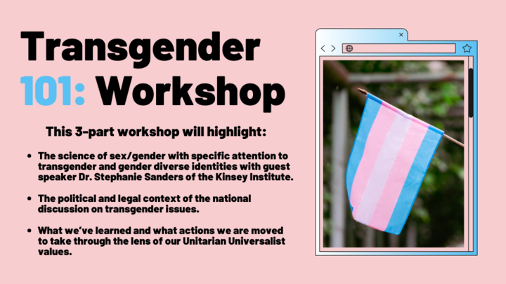 Transgender 101: Workshop logo