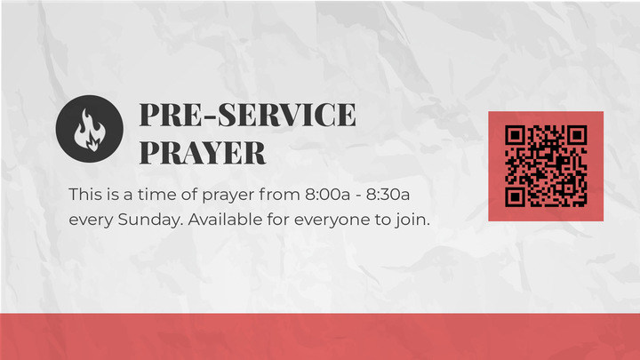 Pre-Service Prayer logo