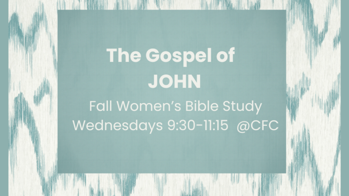 Women's Fall Day Bible Study: The Gospel of John logo