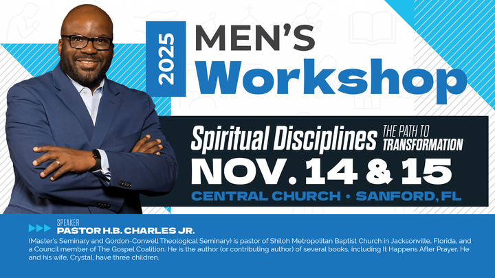 Spiritual Disciplines • Men's Discipleship Workshop 2025 logo