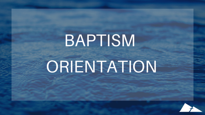 Baptism Orientation logo image