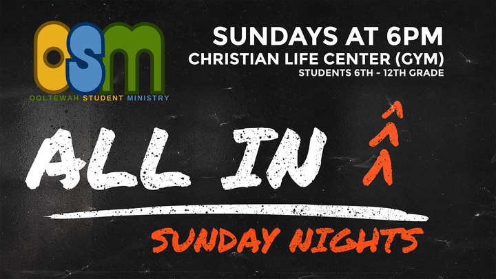 All-In| Ooltewah Student Ministry logo