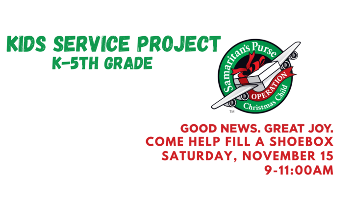 Operation Christmas Child Shoebox Packing logo