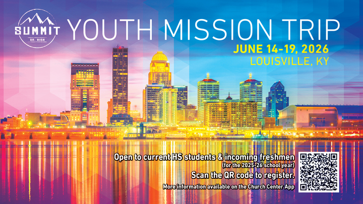 2026 Youth Mission Trip: Louisville, Kentucky logo