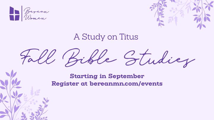 WM | Bible Study | Titus | Tuesday AM, Wednesday AM, Thursday PM logo