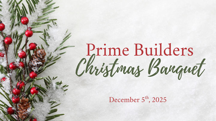 Prime Builders Christmas Banquet 2025 logo