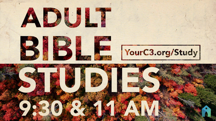 Adult Ministry Sunday Bible Studies Sign Up logo
