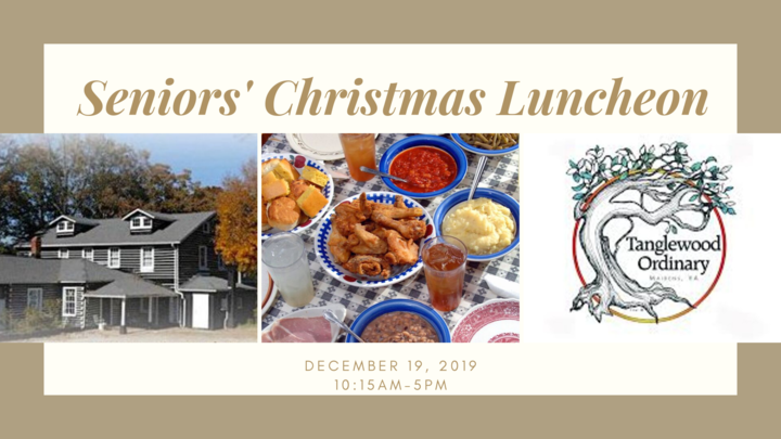 Seniors' Christmas Luncheon logo image