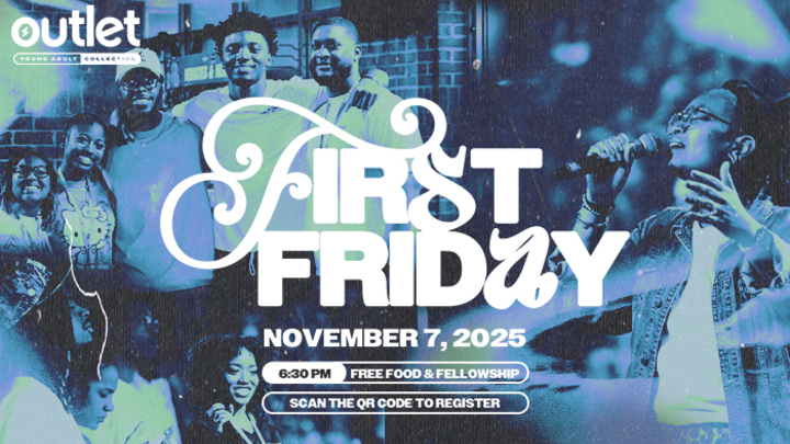 OUTLET First Friday logo