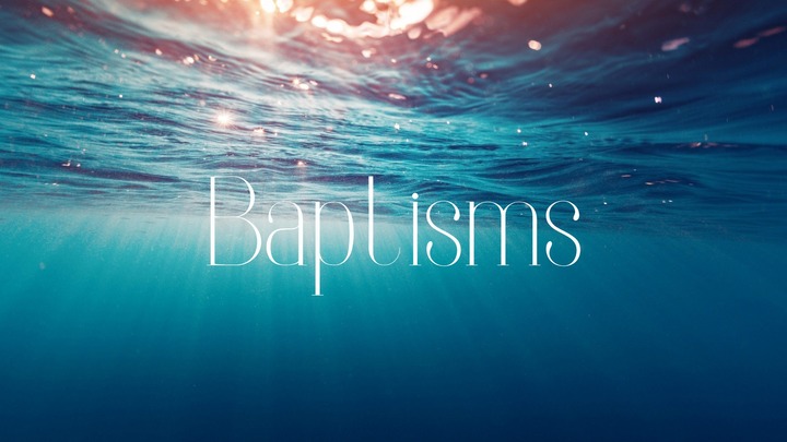 Baptisms - March 29, 2026 logo