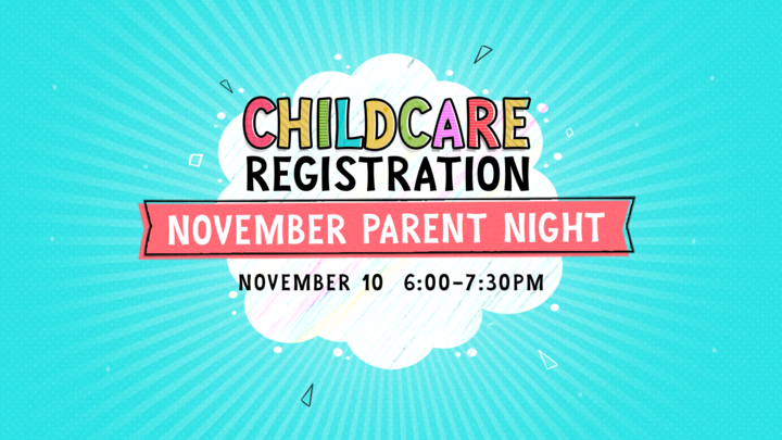 Childcare Registration for November Parent Night logo image