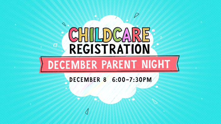 Childcare Registration for December Parent Night logo image