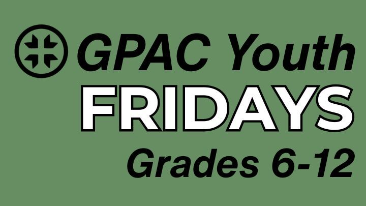 GPAC Youth Friday Night Event logo