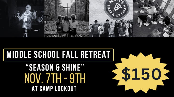 Middle School Fall Retreat (2025) logo
