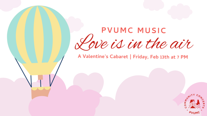 Community Concert Series Presents: Love is in the Air logo