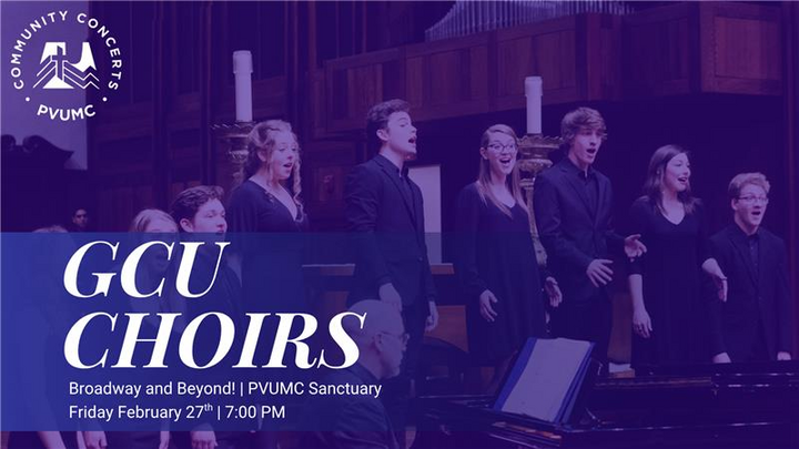 Community Concert Series Presents: GCU Choirs logo
