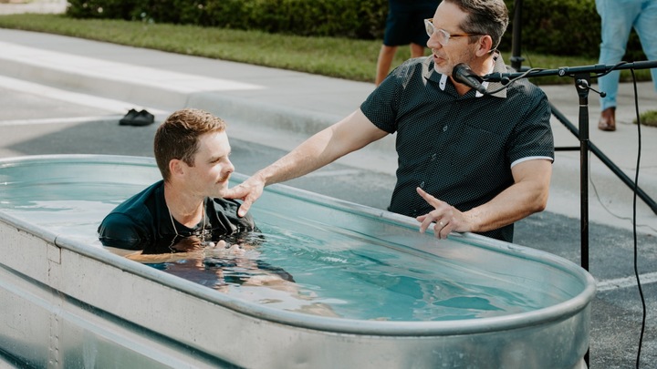 Baptism @ Victory Church South Lakeland Campus logo